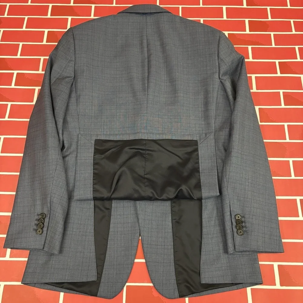 Banana Republic Suit Mens 38R 32x30 Wool Guabello Fabric Standard Fit 2 Pc